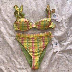Dippin’ Daisy’s Plaid Bikini Set